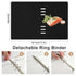 6 A5 Salmon Garlic Ring Binder Notebook for Journal Planner Refillable