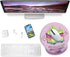 Blusabaca Dumpster on Fire Mouse Pad with Wrist Rest, Funny Cute Ergonomic Mouse Pads for Desk Wrist Support, Mousepad