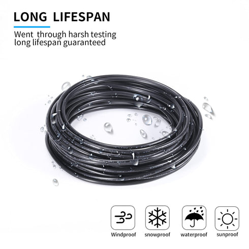 20 Gauge 2 Conductor Electrical Wire 20AWG Stranded PVC Cord 50FT/15.3M Oxygen-Free Copper Cable for LED Strips Lamps