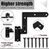 4 Pack (2 1-1/16" Moxweyeni Pair) Steel Blind Shutter Hinge Black Wrought Iron Shutter Hardware Lift Off Pintle
