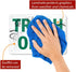 SmartSign U1-1031-RA "Trash Only" Sign, 7" x 10" 3M Reflective Aluminum