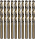 amoolo 5/16" Cobalt Drill Bit Set (10pcs), M35 HSS Metal Drill Bits for Hard Metal, Stainless Steel, Cast Iron