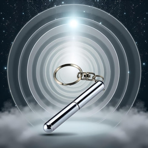Silver Retractable Mini Pen, Stainless Steel Pocket Tool for Students, Office Staff, and Construction Workers