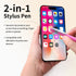 HALOMNNI 9 Pack 2-in-1 1.0 mm Ballpoint Pens Retractable Ballpoint Pen with Stylus Tip, Metal Stylus Pens for Touch