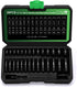 TecoTek 29 Pieces 1/4-Inch Drive Shallow and Deep 12-Point Impact Socket Set,