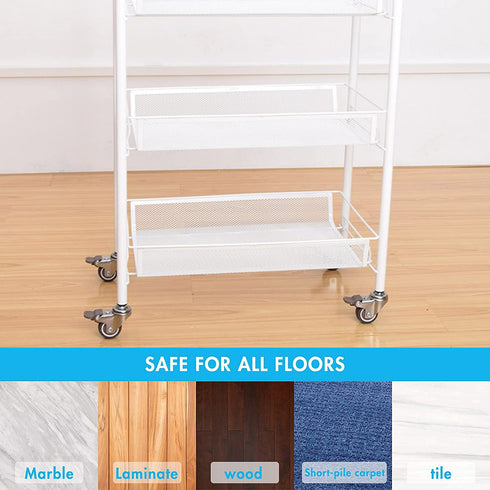 2 Inch Rubber Caster Wheel Set of 4 with 5/16" x 1-1/2" (8 x 38mm) Stem and 20mm Dia Sockets, for Furniture Crib Trolley Dining Car Casters