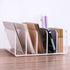 NiHome Spacious Clear Acrylic Desk Mail Sorter, Multipurpose Organizer for Office Supply & Pen Storage
