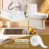 White Caulk Tape Waterproof Self Adhesive, Toilet Sealant Tape for Kitchen, Bathroom, Floor Wall Protector