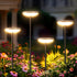 2 Pack 15Hrs, ELECLINK Tall Solar Pathway Lights Outdoor, Solar Garden Lights Outdoor Waterproof Bright Up to Round
