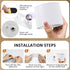 Lights Of Sweden - US 360 3 Dimmable Lights of Sweden Wall Lamps - Rechargeable Infinity Wall Lamps with Remote
