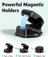 Cuworlis 8 Pack Magnetic Cable Clips Cord Organizer-Adhesive Wire Holder, Under Desk Cord Holder Keeper for Home Office