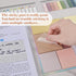 BAYTORY 900 Sheets Transparent Sticky Notes, Clear Waterproof 3 x 3 Inch Memo Pad, Self-Adhesive Writable Index Tabs