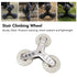 Replacement Stair Climbing Wheel, Plastic Silent Rotatable Shopping Laundry Cart Wheel, Trolley Climbing Triangle Wheel