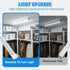 24 Inch T8 10W(24W 1120LM, 5000K F17T8 2 Pack Romwish LED Tube Light, Equiv.), Daylight, Type A+B Plug & Play