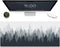 Galdas XXL Gaming Mouse Mat with Forest Background Pattern, Non-Slip Rubber, Stitched Edges, Thin Pad (31.5 x 11.8 x