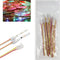 BOKUNBOBK LED Strip Connectors with 15cm Cable, 12 Pack 3-Pin Solderless Clear Clips,