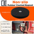 2Pack 60lb D1/4''-20 D1/4-20 ULIBERMAGNET Anti-Scratch Strong Neodymium Round Rubber Coated Magnet with Female Thread