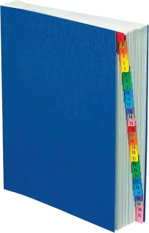 Pendaflex Expanding Desk File, Daily (1–31), Letter Size, Blue, Each (11013)