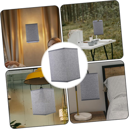 MAGICLULU Linen Lampshade Cover for Floor and Table Lamps Removable Design Soft Lighting for Home Suitable for Bedroom
