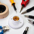 Dwuww E27 Bulb White Round Plastic Screw Light Lamp Socket HolderElectricalLight Sockets