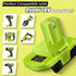 Battery Adapter DM18RL for Ryobi 18V Tools, Converts Dewalt 20V & Milwaukee M18 18V Lithium Battery to Ryobi 18V