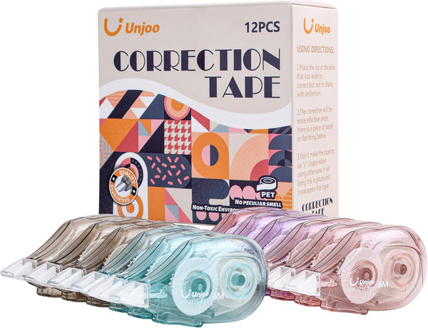 Whiteout Correction Tape, Easy To Use Applicator for Instant Corrections, For School Office Supplies