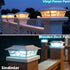 4 4x4 5x5 6x6 (1 Pack) SIEDiNLAR Solar Post Lights Outdoor Modes Deck Fence Post Cap Light for Vinyl Wooden Posts Patio