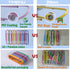 Jumbo Paper Clips, 10 Pcs 4 Inches Large Paper Clip Holder - Vinyl Coated Multicolored Mega Paperclips for Document