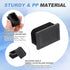 1.5" 1" 0.7" 24Pcs PATIKIL x x Rectangle Plastic Plug Tubing End Caps, Rectangular Tube Plug Square Tubing Post End Cap