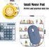 MUOHEGNT 6 7 Inch,Mini Small Mouse Pad x Mouse Pad with Non-Slip Rubber Base,Waterproof Compact Mouse Mat for Laptop