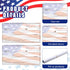 Giant Check 2 Pieces Fake Large Blank Presentation Checks for Donations, Fundraisers, Awards, Prizes (30 x 16 Inch)
