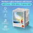 Luocute 3 1 Lights Projector in Speaker White Noise Machine Night Light for Bedroom with Sound Projector