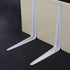 24 Pack 8 10 Inch 144 72 ZOENHOU x White Shelf Brackets, Heavy Duty L Bracket Support with Screws and Expansion Tubes