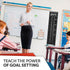 Fundraising Goal Thermometer Chart - 11" x 48", Reusable Dry Erase Goal Tracker for Schools, Churches, Offices &