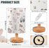 YYZZH Farm Animal House Car Windmill Cow Sheep Pig Horse Dog Cat Goose Hen Table Lamp with Wood Base Fabric Lamp Shade