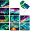 The Best Card Company 20 Landscape Nature Note Cards Blank (4 x 5.12 Inch) - 10 Designs, 2 Each - Aurora Borealis