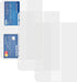 Discagenda Clear Card Holder A5 Size, 3 Pack for 6-Ring Ringbound Planner Personal Organizer (5.8x8.3in)