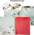 Clipboard with Storage and Refillable Notepad for Letter Size 8.5"x 11", Cute Clip Board with Extra Folders and Tabs
