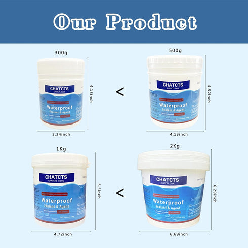Waterproof Glue, Invisible Waterproof Agent, Strong Waterproof Transparent Sealant for Bathroom, Kitchen, Garden,