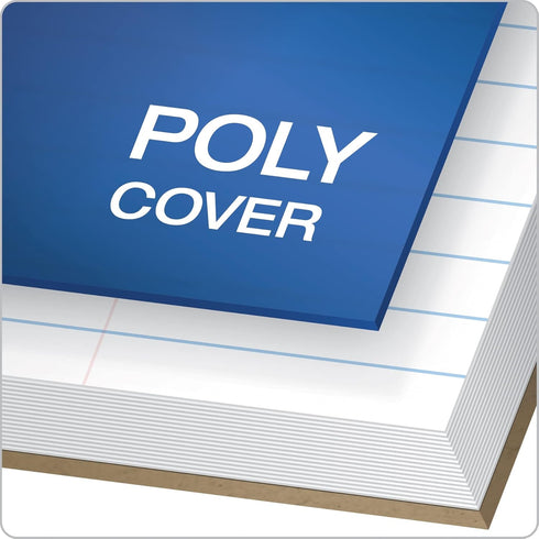 Oxford College Ruled Spiral Notebook, 8.5 X 11, Pack of 4, 1 Subject, 100 Sheets, Durable Plastic Cover with Divider