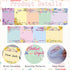 Bible Sticky Notes Gifts, 9 Pack Inspirational Sticky Notes, 3x3" Religious Quotes for Christian Women