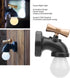 Pongnas Faucet Night Light with Sensor & Voice Control USB Rechargeable LED Lamp for Cabinet or Bedside,Compact