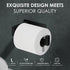 SUS304 Auxmir Matte Black Toilet Paper Holder, Self Adhesive Toilet Roll Holder Wall Mount, Premium Thicken Stainless