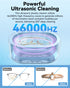 46KHz 20oz JeaTone Ultrasonic Jewelry Cleaner, Professional Ultrasonic Cleaning Machine for Rings, Eyeglasses