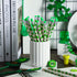 St Patrick's Day Wooden Pencils, Shamrock Green Party Pencils for Kids, 50 Pieces