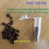 50 Piece of 1.5 ml Microcentrifuge Tube Graduated Holder Vial Tiny Container with Snap Cap, Clear EP Tube for Tiny Seeds Storage Sample Tubes