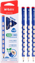 M&G 12 Pcs Triangular Pencils for Kids, Grip Correction HB Pencils, Graphite Wood Pencils for School, Office, Sketching
