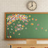 Happy Fall Big Tree Bulletin Board Set, Autumn Tree Decoration with Maple Leaves & Pumpkins for Classroom