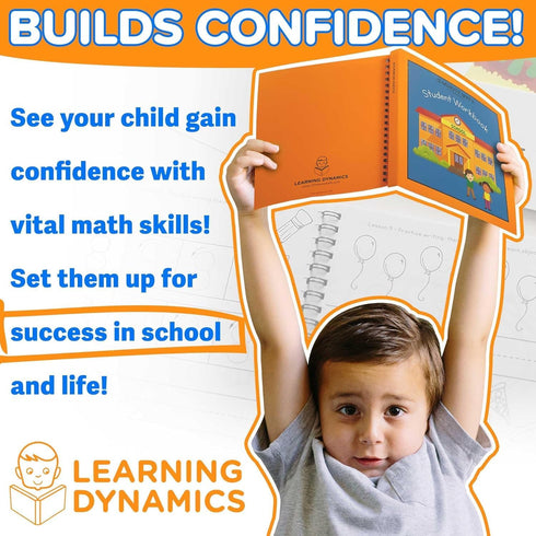 LEARNING DYNAMICS 15 Counting, 4-7 Minute Math Program Numeric & Math Learning Program Includes Flashcards