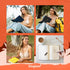 Dingbats* Wildlife Ruled Journal A5, Vegan Leather Hard Cover, Ideal for Work, Travel, Pocket, Elastic Closure